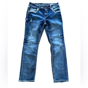 Answer Me Men’s Straight-Leg Jeans
